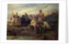 Arab Warriors on Horseback by Adolf Schreyer