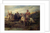 Arab Warriors on Horseback by Adolf Schreyer