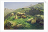 Sheep grazing in the Pyrenees by Rosa Bonheur