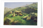 Sheep grazing in the Pyrenees by Rosa Bonheur