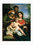 The Holy Family with Saints John the Baptist and Elizabeth, 1823 by Francois Joseph Navez