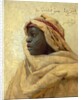 Portrait of a Nubian by Peder Monsted