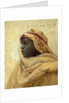 Portrait of a Nubian by Peder Monsted