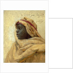 Portrait of a Nubian by Peder Monsted