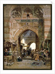 Bazaar Scene, 1875 by Carl Friedrich Heinrich Werner