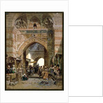 Bazaar Scene, 1875 by Carl Friedrich Heinrich Werner