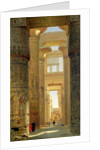 The Temple of Karnak, The Great Hypostyle Hall, 1890 by Ernest Carl Eugen Koerner