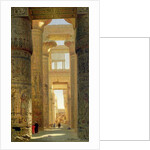 The Temple of Karnak, The Great Hypostyle Hall, 1890 by Ernest Carl Eugen Koerner