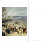 Jaffa, Recruiting of Turkish Soldiers in Palestine, 1888 by Gustave Bauernfeind