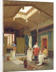 A Pompeian Interior, 1882 by Luigi Bazzani