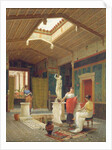 A Pompeian Interior, 1882 by Luigi Bazzani