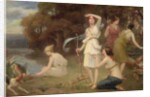 Diana and her Hunting Maidens by Fernand Le Quesne