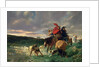 Merovingians attacking a Wild Dog by Evariste Vital Luminais