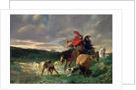 Merovingians attacking a Wild Dog by Evariste Vital Luminais