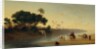 The River Nile in Cairo by Charles Theodore (1814-88) Frere