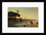 The River Nile in Cairo by Charles Theodore (1814-88) Frere