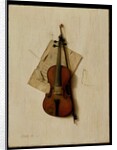 The Old Violin, 1888 by Jefferson David Chalfant