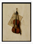 The Old Violin, 1888 by Jefferson David Chalfant