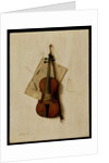 The Old Violin, 1888 by Jefferson David Chalfant