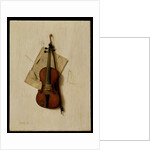 The Old Violin, 1888 by Jefferson David Chalfant