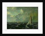 Seascape with Lighthouse by Charles Codman