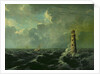 Seascape with Lighthouse by Charles Codman