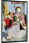 Extorting tribute from the citizens, or The sack of Carthagena by Howard Pyle