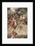 They Scrambled up the Parapet and Went Over the Top, Pell Mell, Upon the British, or The Battle of Yorktown by Howard Pyle