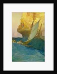 An Attack on a Galleon, 1905 by Howard Pyle