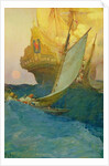 An Attack on a Galleon, 1905 by Howard Pyle