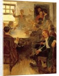 Undergraduate Life in 1679 by Howard Pyle