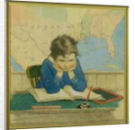 Cover illustration for Good Housekeeping magazine, October 1928 by Jessie Willcox Smith