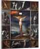 The Crucified Christ Enframed with Scenes of Martyrdom of the Apostles by Frans II the Younger Francken
