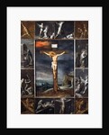 The Crucified Christ Enframed with Scenes of Martyrdom of the Apostles by Frans II the Younger Francken