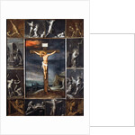 The Crucified Christ Enframed with Scenes of Martyrdom of the Apostles by Frans II the Younger Francken