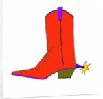 Cowboy Boot, 2017 by Daisy de Villeneuve