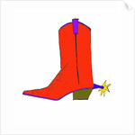 Cowboy Boot, 2017 by Daisy de Villeneuve