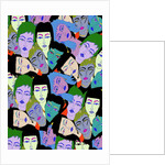 Faces Repeated, 2017 by Daisy de Villeneuve