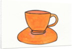 Orange Tea Cup, 2017 by Daisy de Villeneuve