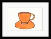 Orange Tea Cup, 2017 by Daisy de Villeneuve