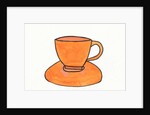 Orange Tea Cup, 2017 by Daisy de Villeneuve