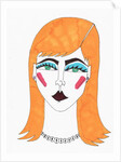 Blonde GirlBlue hair by Daisy de Villeneuve
