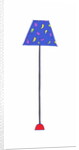 Standing Lamp Blue Shade by Daisy de Villeneuve