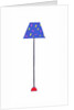 Standing Lamp Blue Shade by Daisy de Villeneuve