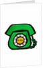 Green Telephone by Daisy de Villeneuve