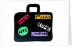 Paris, NYC, London, Rome Suitcase by Daisy de Villeneuve
