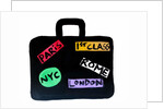 Paris, NYC, London, Rome Suitcase by Daisy de Villeneuve