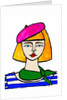 Girl with Beret by Daisy de Villeneuve