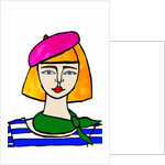 Girl with Beret by Daisy de Villeneuve