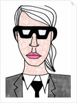Karl Lagerfeld by Daisy de Villeneuve